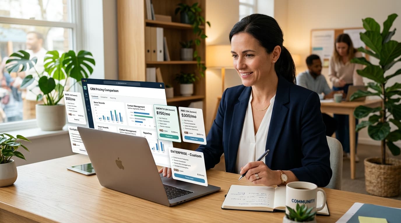 Nonprofit CRM Pricing: What You’ll Really Pay in 2026 (All Models Compared)